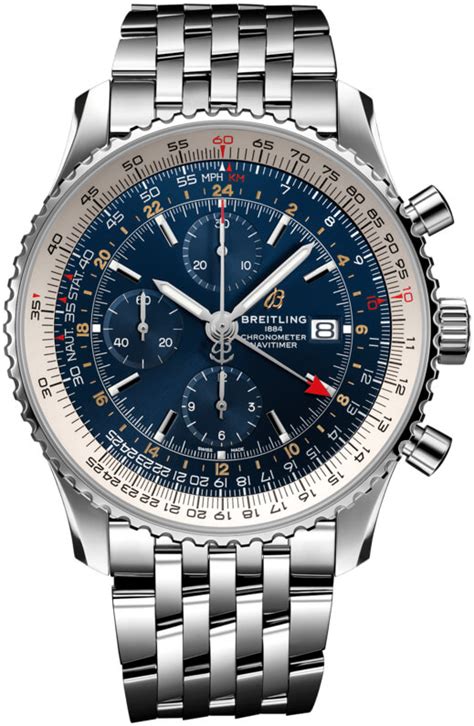 breitling a24322121c2a1|a24322121c2a1 Breitling Navitimer 1 Chronograph GMT 46 Mens .